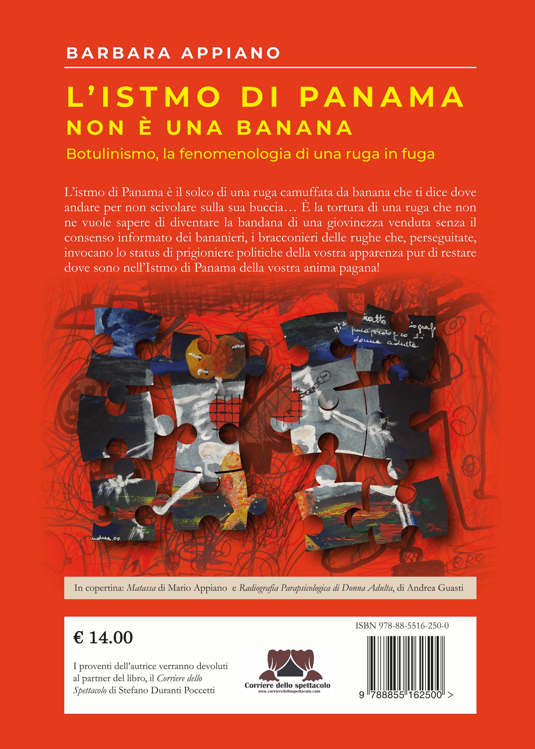 Quarta di copertina di L'istmo di Panama non è una banana