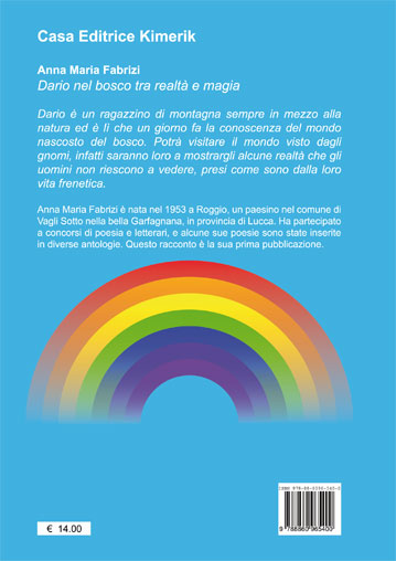 Quarta di copertina di Dario nel bosco tra realtà e magia