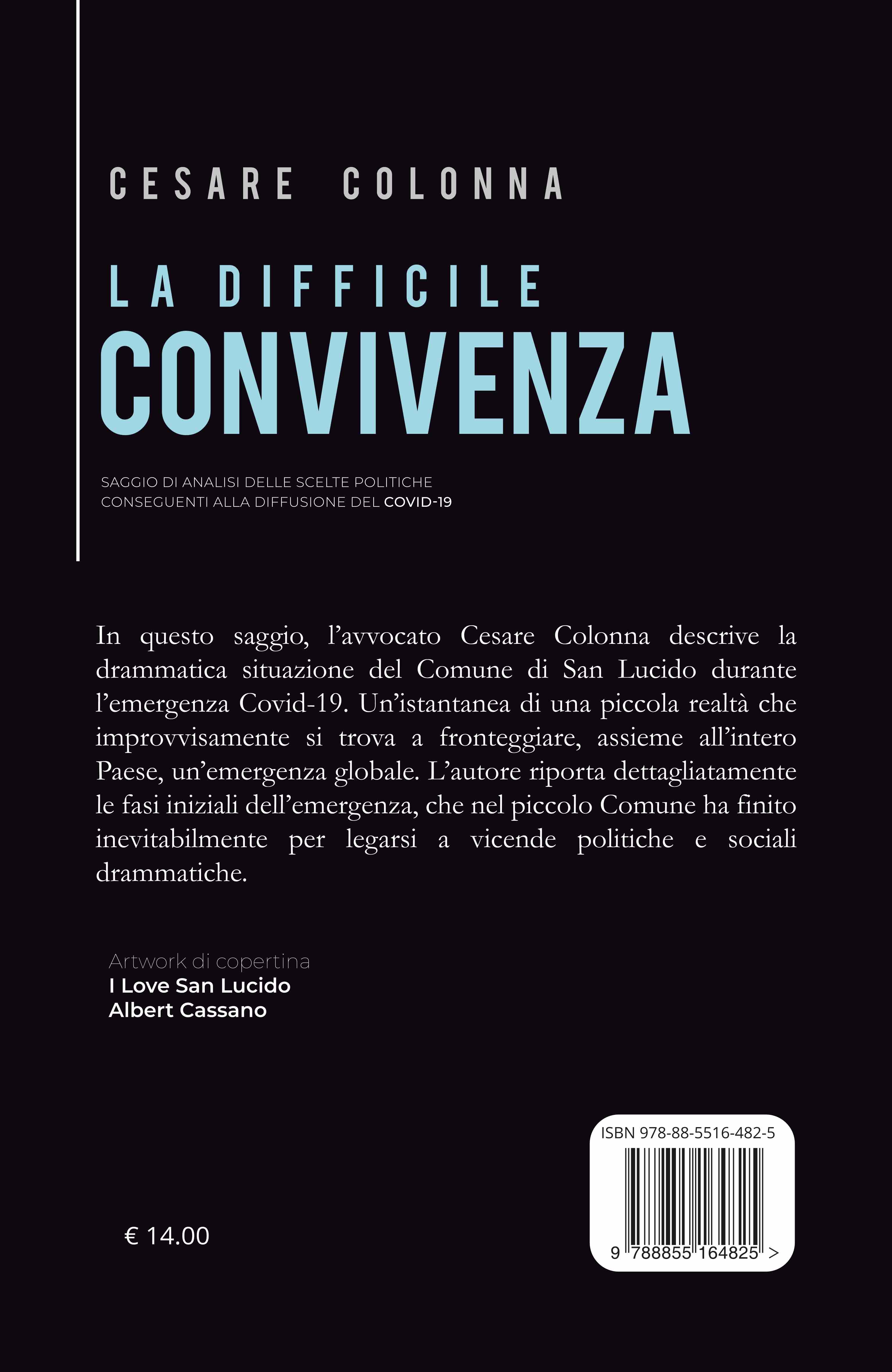Quarta di copertina di La difficile convivenza