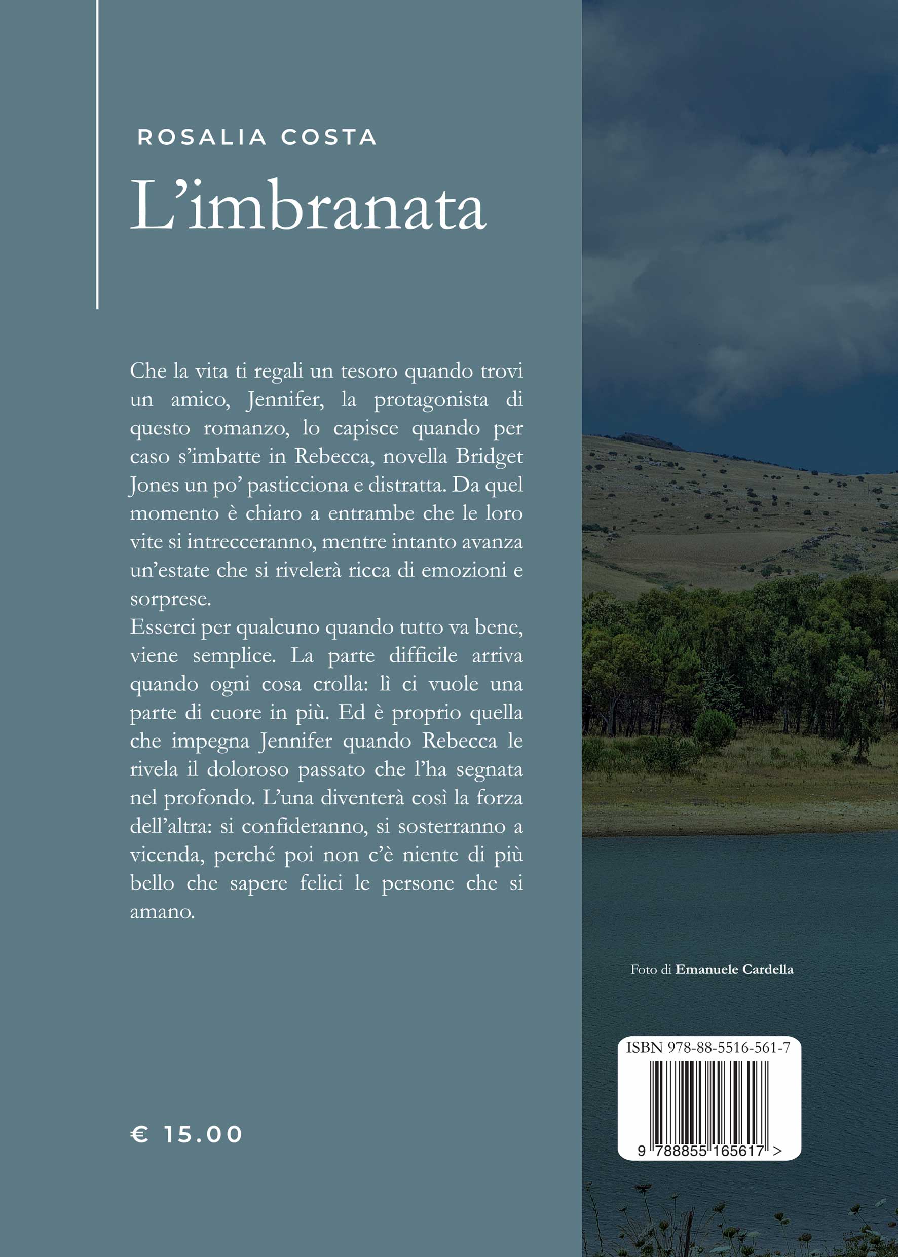 Quarta di copertina di L'imbranata