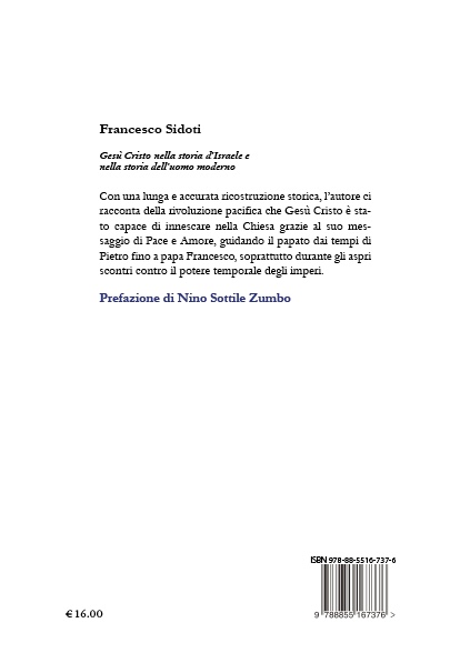 Quarta di copertina di Gesù Cristo nella storia d'Israele e nella storia dell'uomo moderno