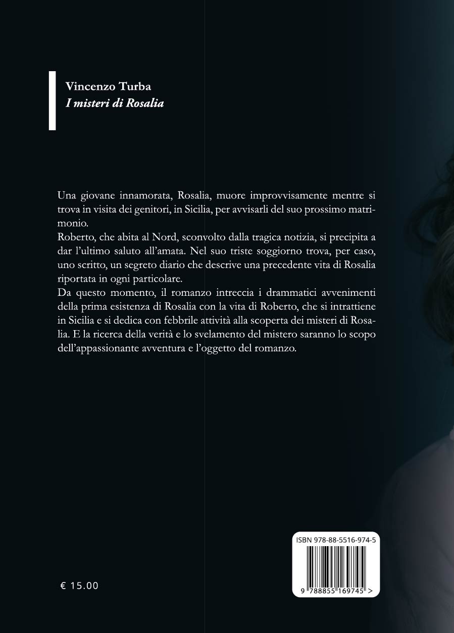 Quarta di copertina di I misteri di Rosalia