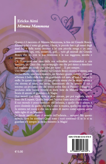 Quarta di copertina di Mimma Mammona