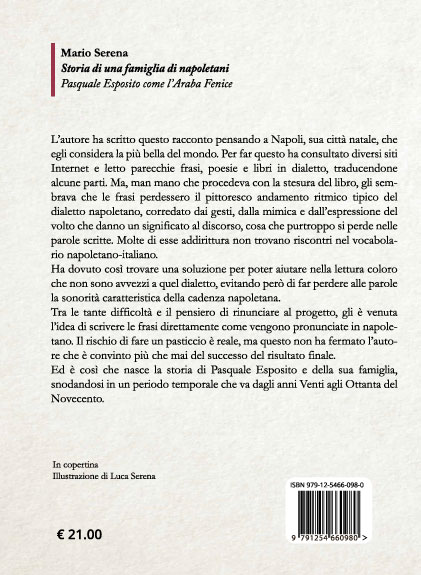 Quarta di copertina di Storia di una famiglia di napoletani