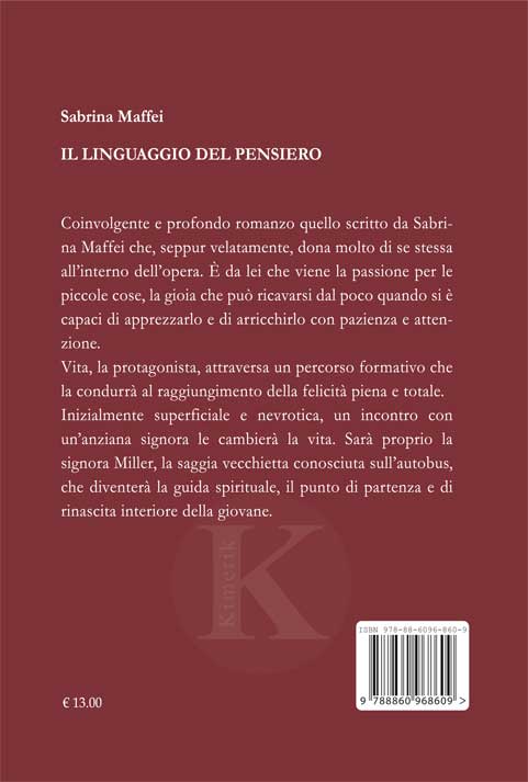 Quarta di copertina di Il linguaggio del pensiero
