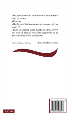 Quarta di copertina di L'inganno del cuore