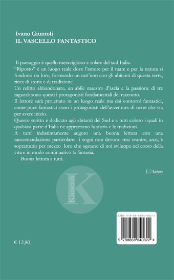 Quarta di copertina di Il vascello fantastico