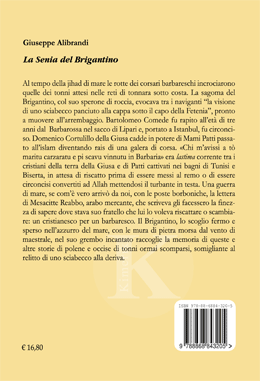 Quarta di copertina di La Senia del Brigantino