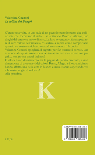 Quarta di copertina di Le colline dei Draghi