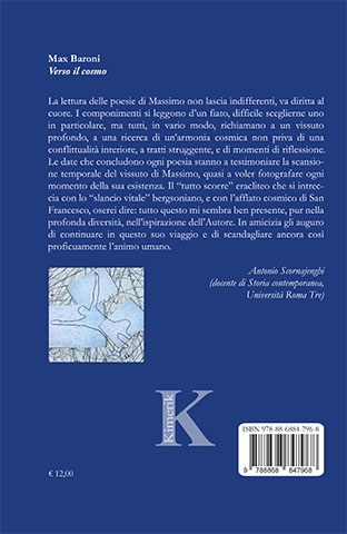 Quarta di copertina di Verso il cosmo