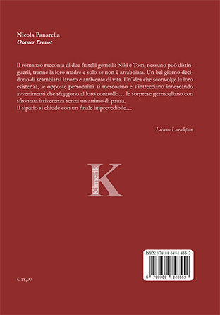 Quarta di copertina di Otaner Erevot