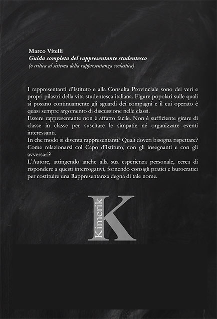 Quarta di copertina di Guida del rappresentante studentesco...