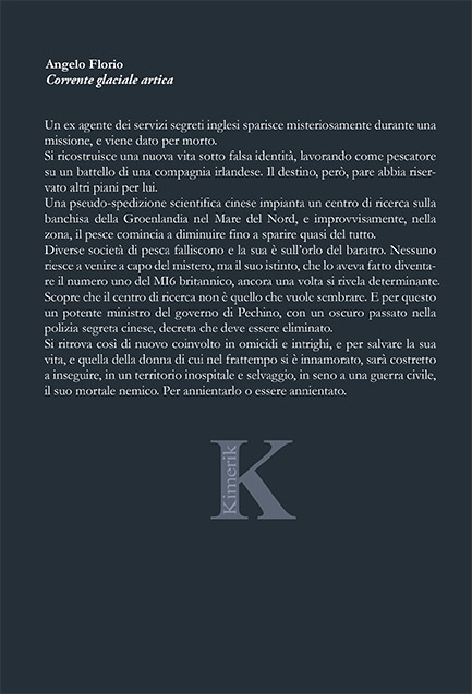 Quarta di copertina di Corrente glaciale artica