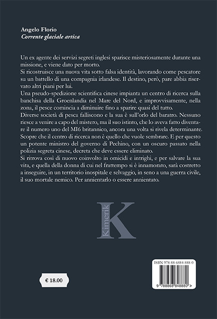 Quarta di copertina di Corrente glaciale artica
