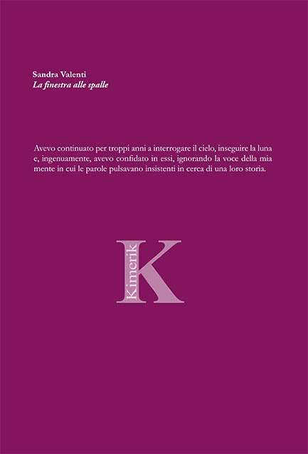 Quarta di copertina di La finestra alle spalle
