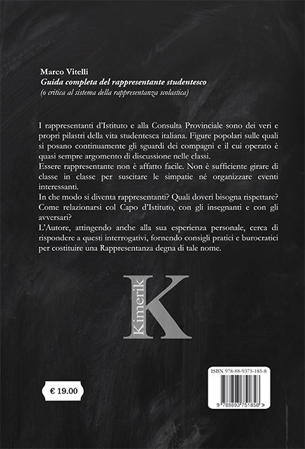 Quarta di copertina di Guida del rappresentante studentesco...
