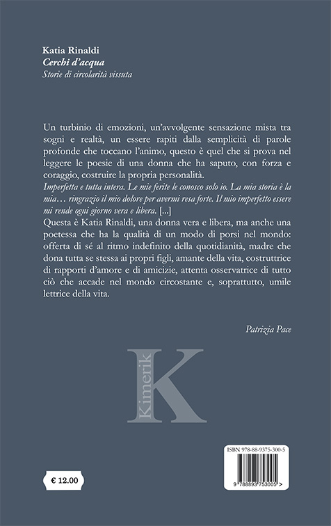 Quarta di copertina di Cerchi d’acqua - Storie di circolarità vissuta