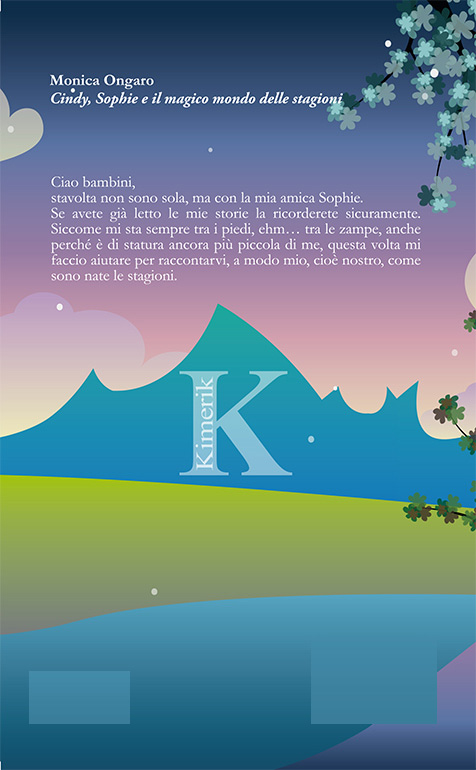 Quarta di copertina di Cindy, Sophie e il magico mondo delle stagioni