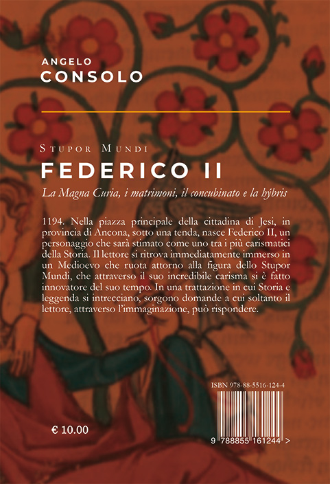 Quarta di copertina di Stupor Mundi Federico II