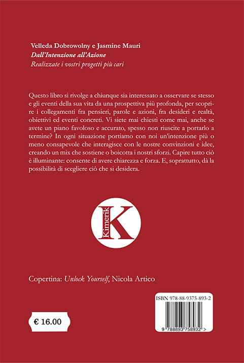 Quarta di copertina di Dall’Intenzione all’Azione