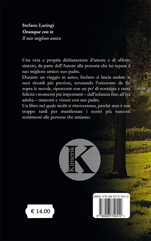 Quarta di copertina di Ovunque con te