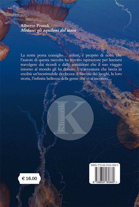 Quarta di copertina di Meduse: gli aquiloni del mare