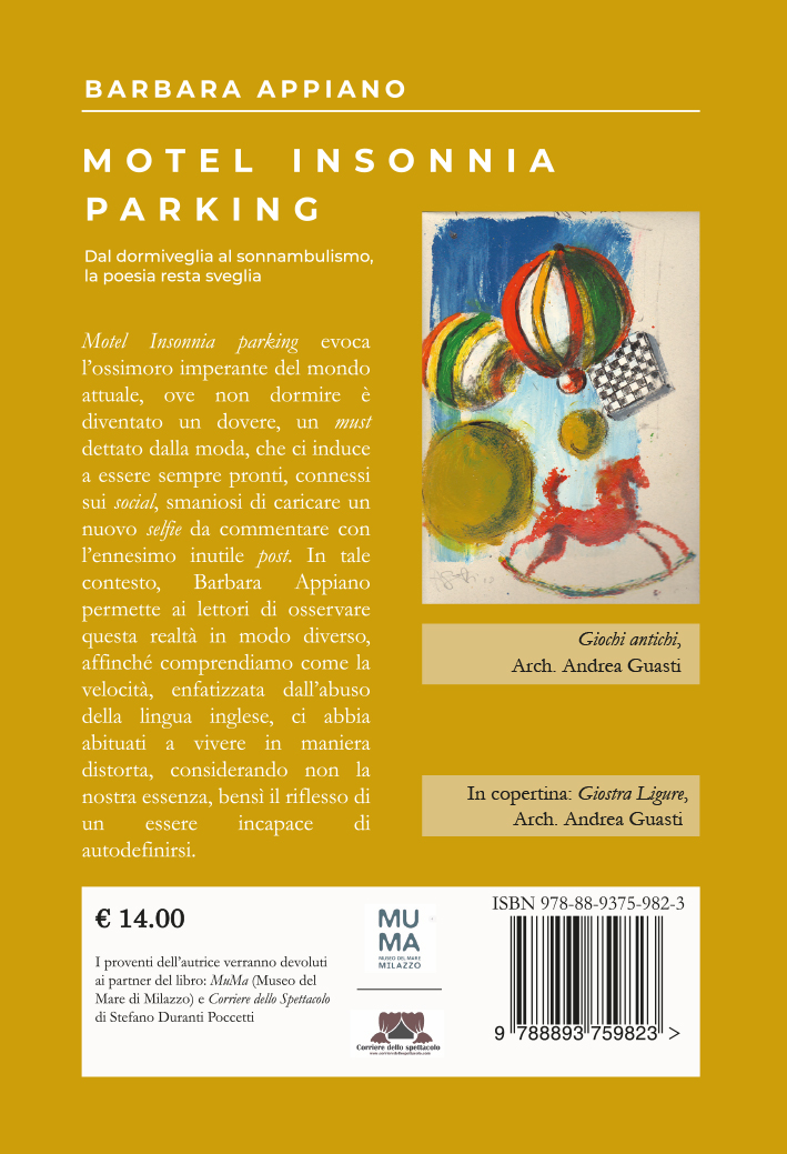Quarta di copertina di Motel insonnia
