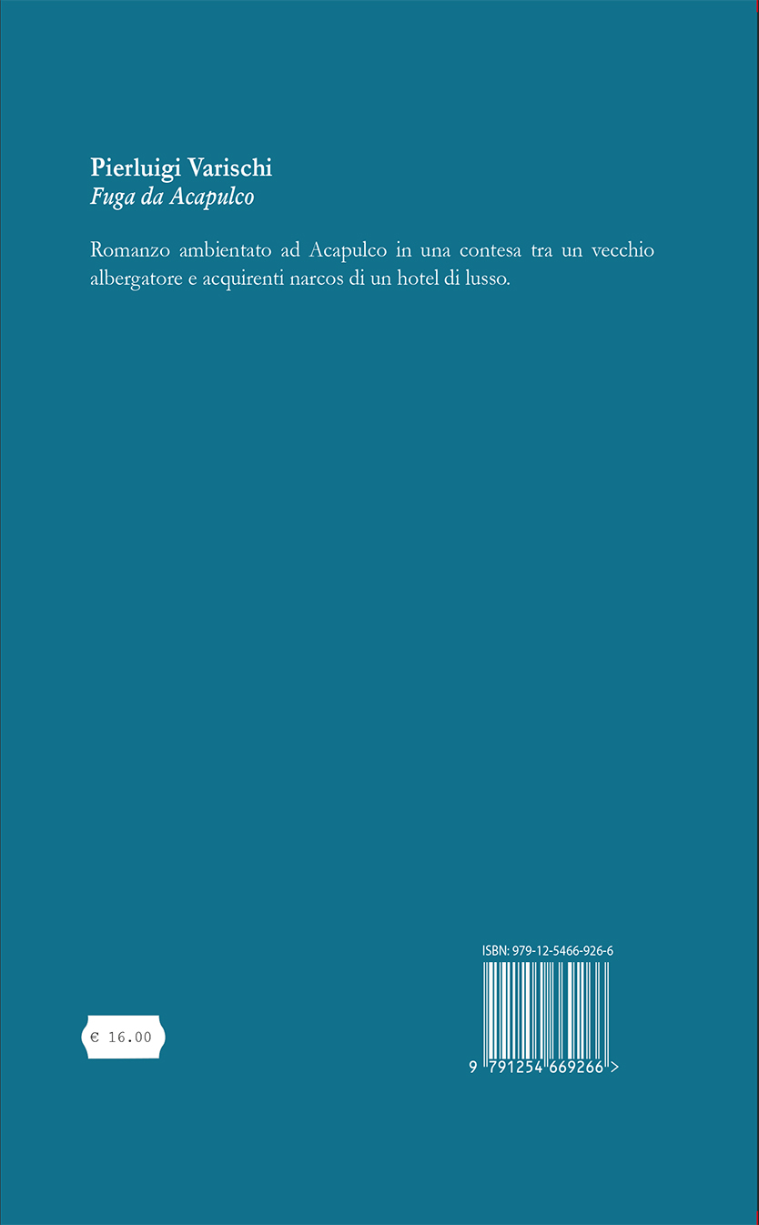 Quarta di copertina di Fuga da Acapulco