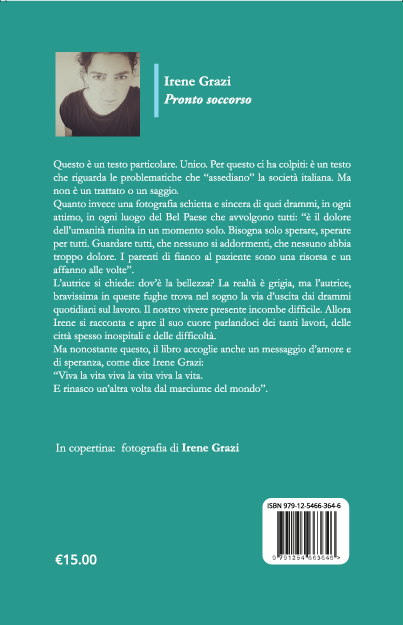 Quarta di copertina di Pronto soccorso