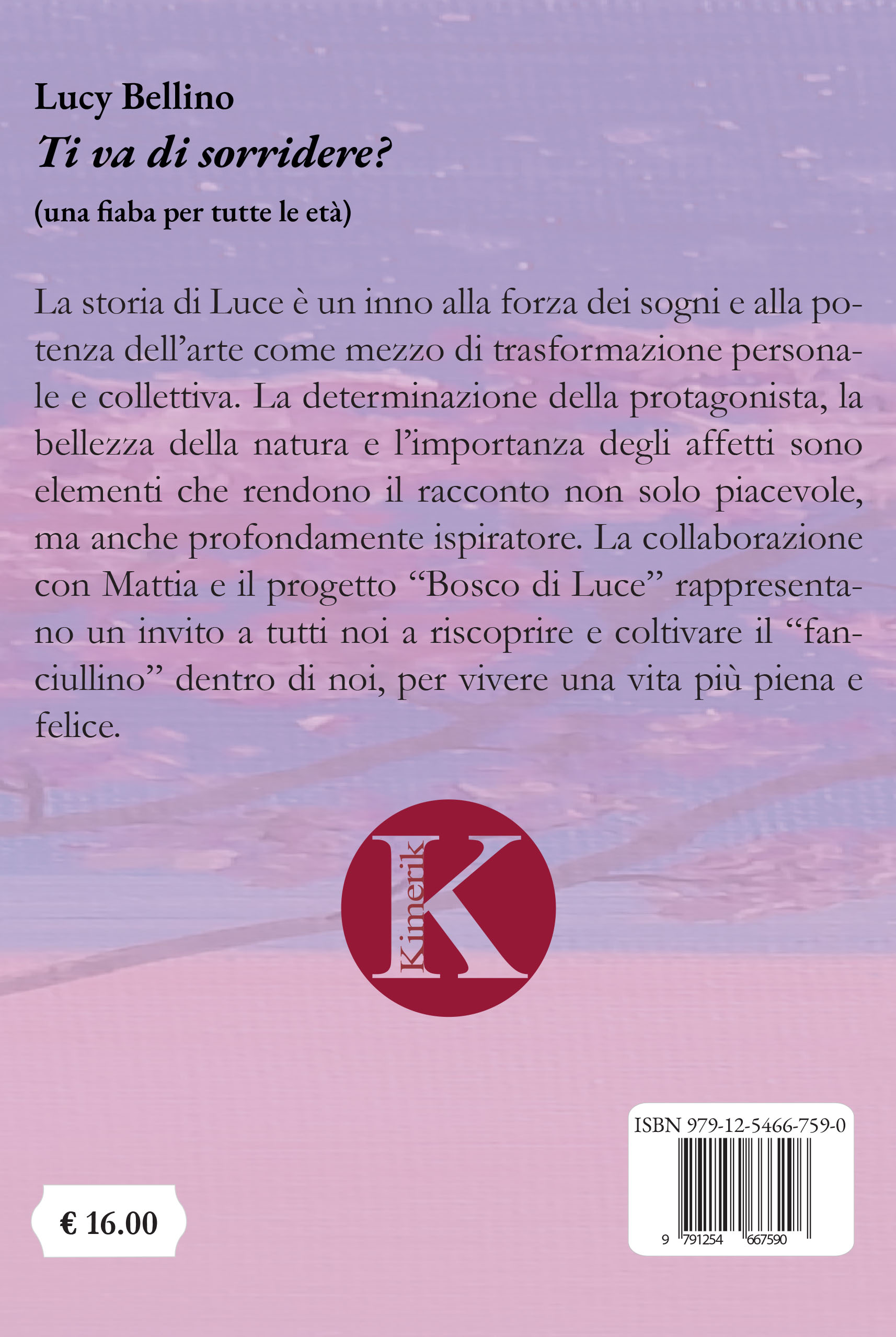 Quarta di copertina di Ti va di sorridere?