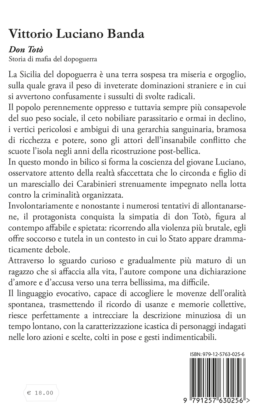 Quarta di copertina di Don Totò