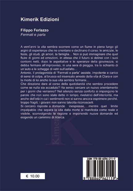 Quarta di copertina di Fermati e parla