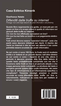 Quarta di copertina di Navigare sicuri