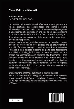 Quarta di copertina di La città del destino