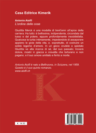 Quarta di copertina di L'ordine delle cose