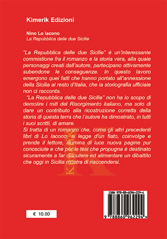 Quarta di copertina di La Repubblica delle due Sicilie