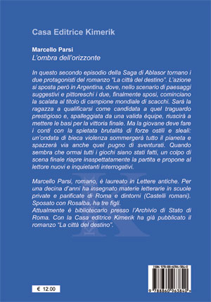 Quarta di copertina di L'ombra dell' orizzonte