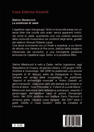 Quarta di copertina di La sindrome di Jaele