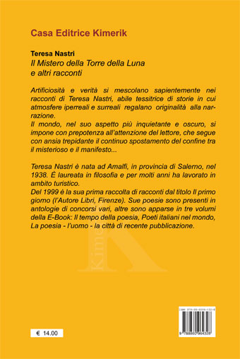 Quarta di copertina di Il mistero della torre della luna