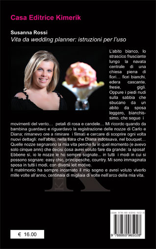 Quarta di copertina di Vita da wedding planner: istruzioni per l'uso!