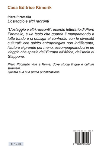 Quarta di copertina di L'ostaggio e altri racconti